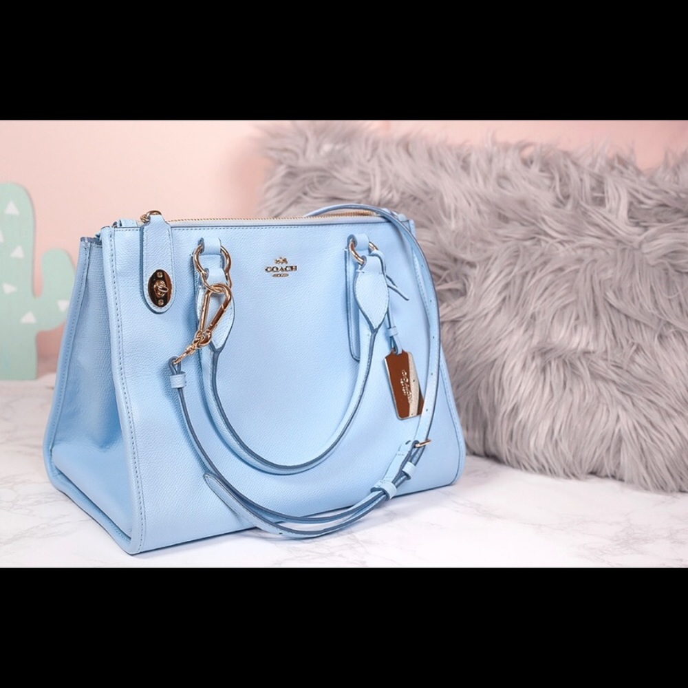 Coach Pantone® Blue Purse Bag Spring 2016 | NWOT
